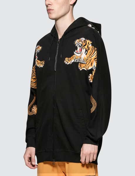 Maharishi - Tiger Style Zip Up Hoodie | HBX