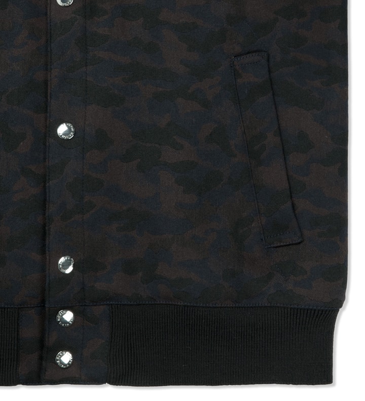 Navy Brown Camo Teddy Jacket Placeholder Image