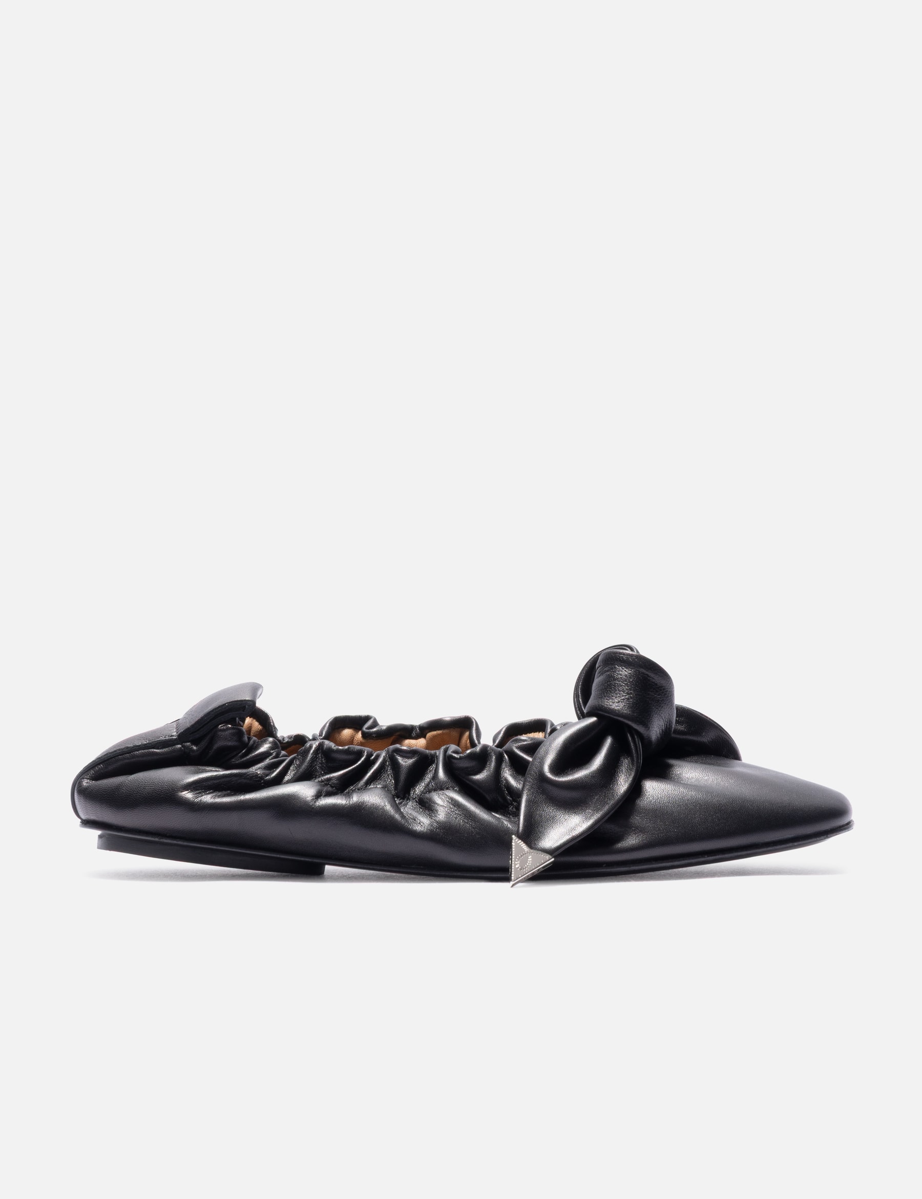 Black Soft Leather Ballet view 13