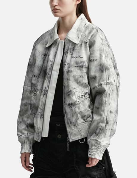 Bane Waxed Denim Varsity Jacket view 7