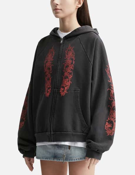 Afflicted Zip-Up Hoodie view 7