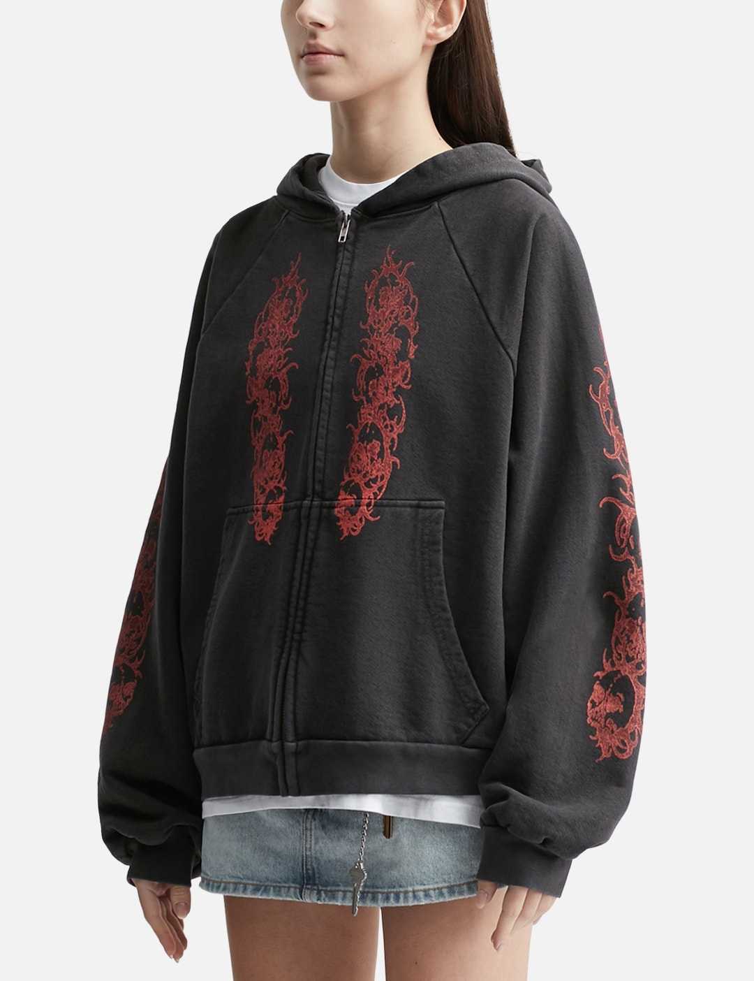 Afflicted Zip-Up Hoodie view 14