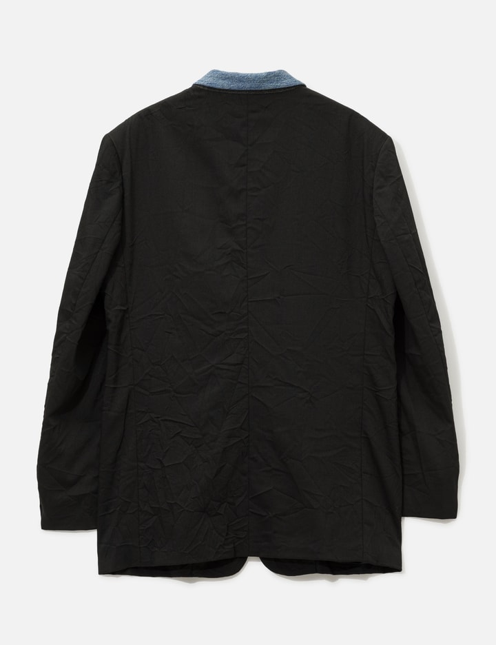 Acne Studios Denim Contrast Single-Breasted Suit Jacket