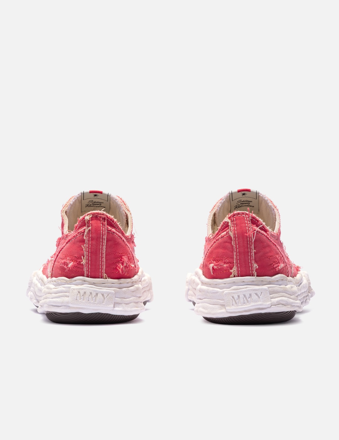 "PETERSON23" OG Sole Ripped Overdye Canvas Low-Top Sneaker view 10