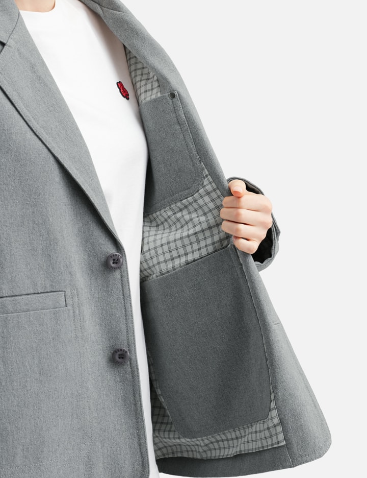 'Kenzo Paris Chainstitch' Embroidered Workwear Jacket Placeholder Image