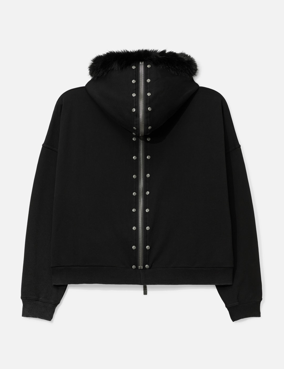 Nyra Zip-Up Jacket With Detachable Fur Hood view 11