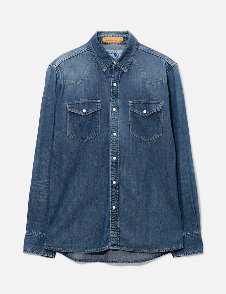 Hysteric Glamour Denim Shirt In Blue