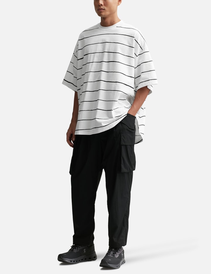 Oversized Striped Short Sleeve T-shirt Placeholder Image