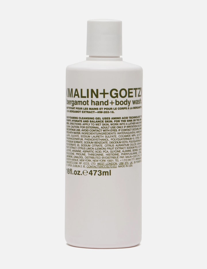 Malin + Goetz Bergamot Hand+Body Wash Large 16oz―473ml