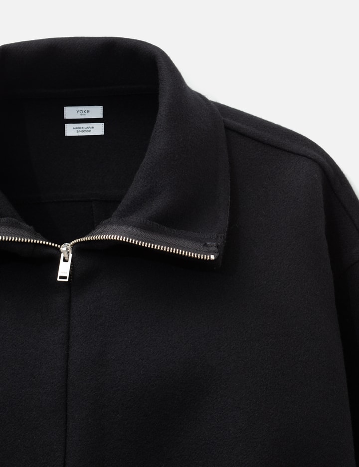 Yoke Wool Cashmere Balloon Silhouette Blouson
