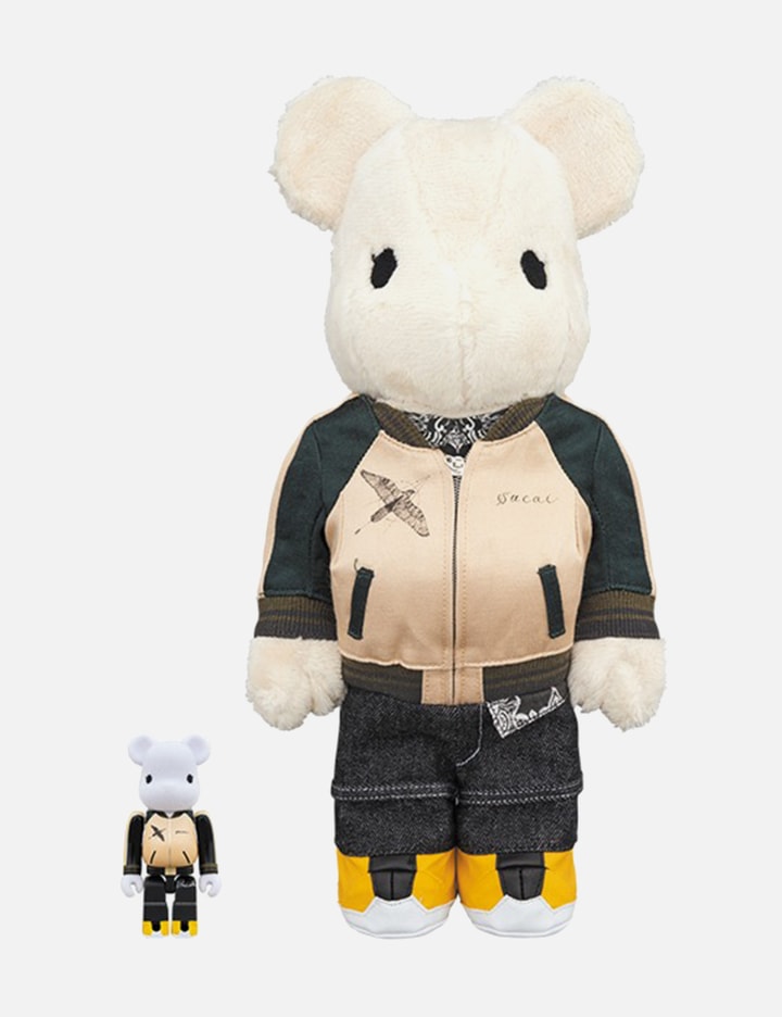 BE@RBRICK × sacai MEDICOM TOY PLUS exclusive 400%+100% Placeholder Image