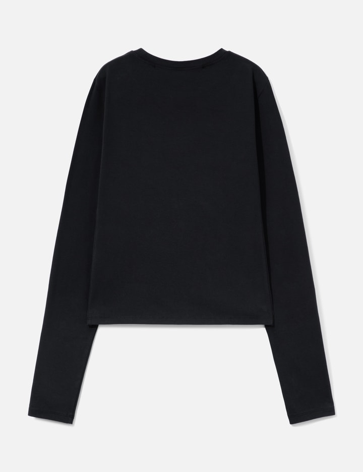 Alexander Wang Fitted Long Sleeves T-Shirt With Logo Print