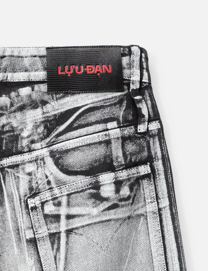 Lựu Dạn Radiation Dumpster Denim Jeans In Gray