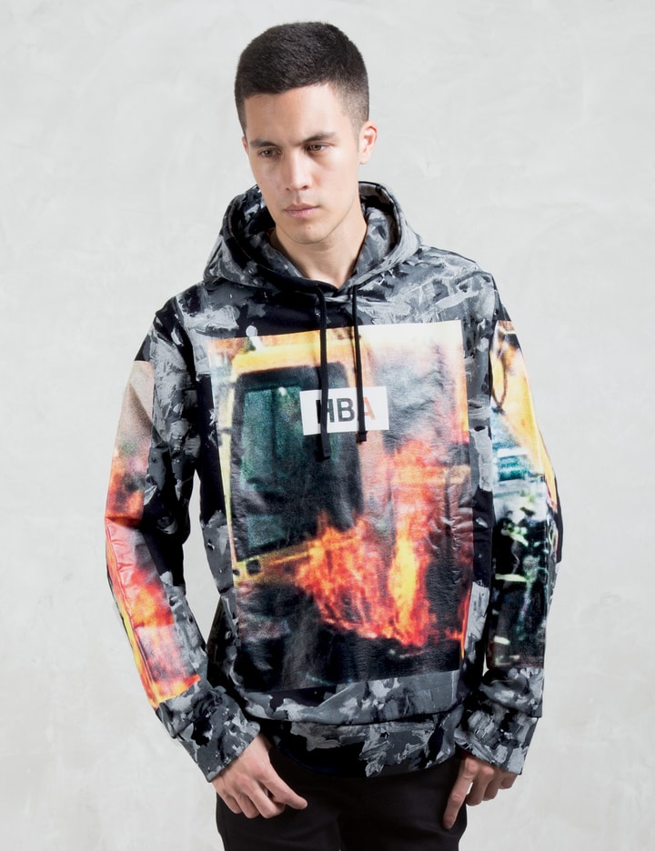 Overprinted Bulldozer Hoodie Placeholder Image