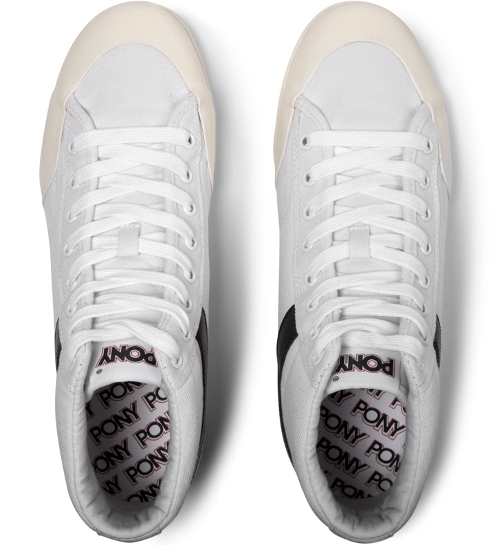 White/Black Vintage Slamdunk Hi Canvas Sneakers Placeholder Image