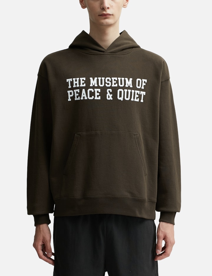 Museum Of Peace & Quiet Campus Hoodie In Brown
