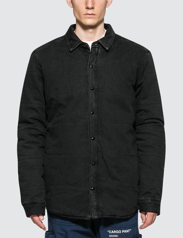 Denim Puffer Shirt Placeholder Image