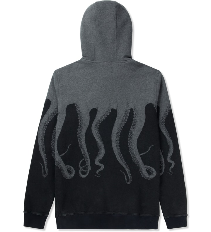 Black/Dark Grey Cotton Hooded Sweater Placeholder Image