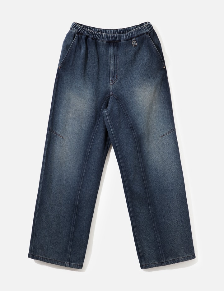 Wooyoungmi Blue Banding Denim Pants