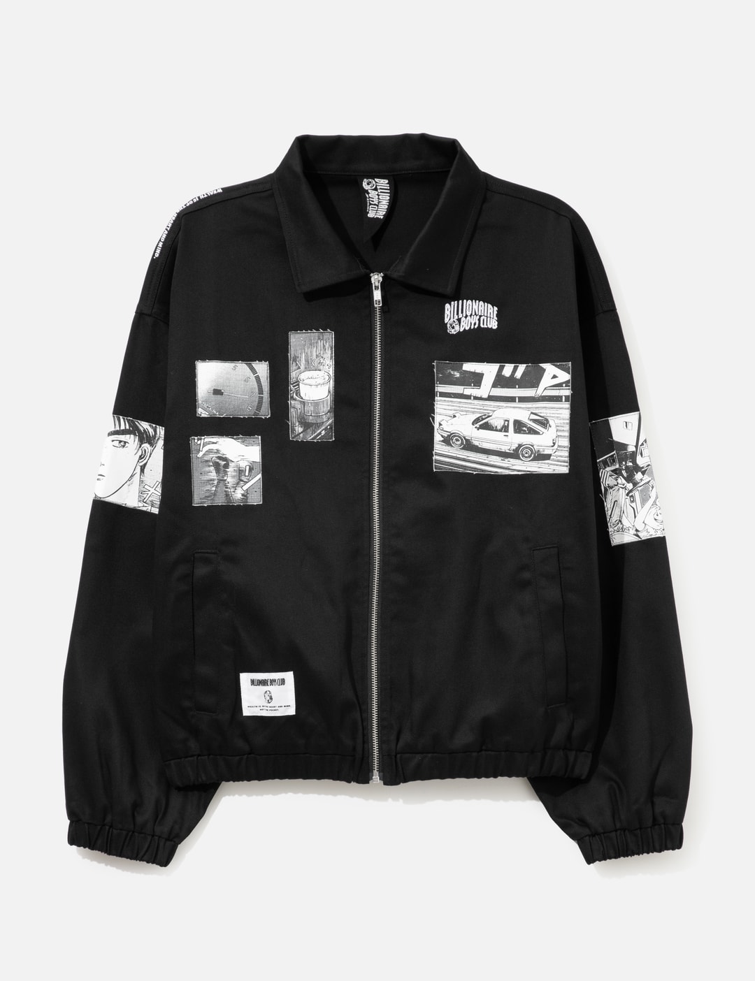 Initial Billionaire Boys Club X D Cotton Jacket In Black/黑色/블랙/ブラック