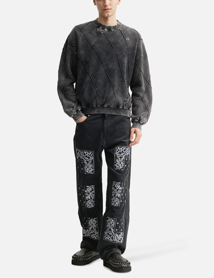 Hand Dye Diamond Twist Sweat Placeholder Image