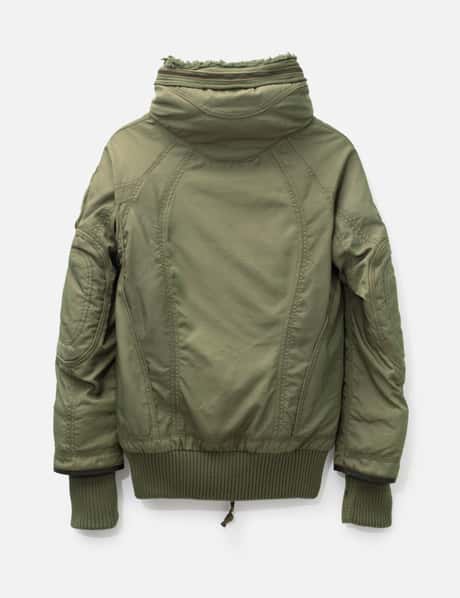G.O.A N-2B Military Flight Jacket - Rugged insulated bomber with 