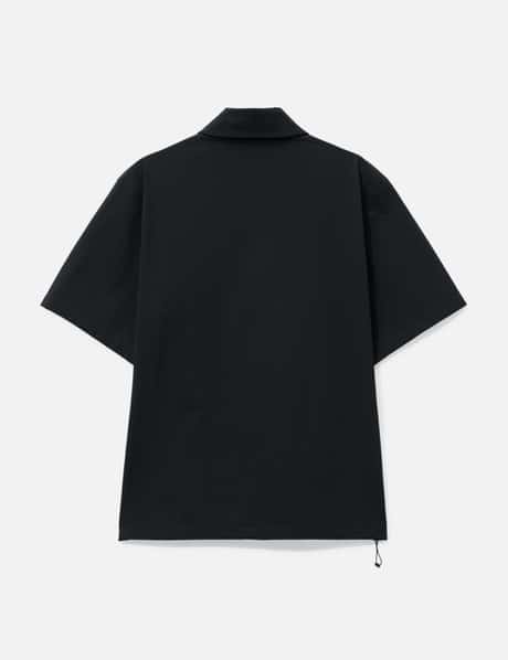 Logo Short Sleeve Half-Zip Shirt view 8