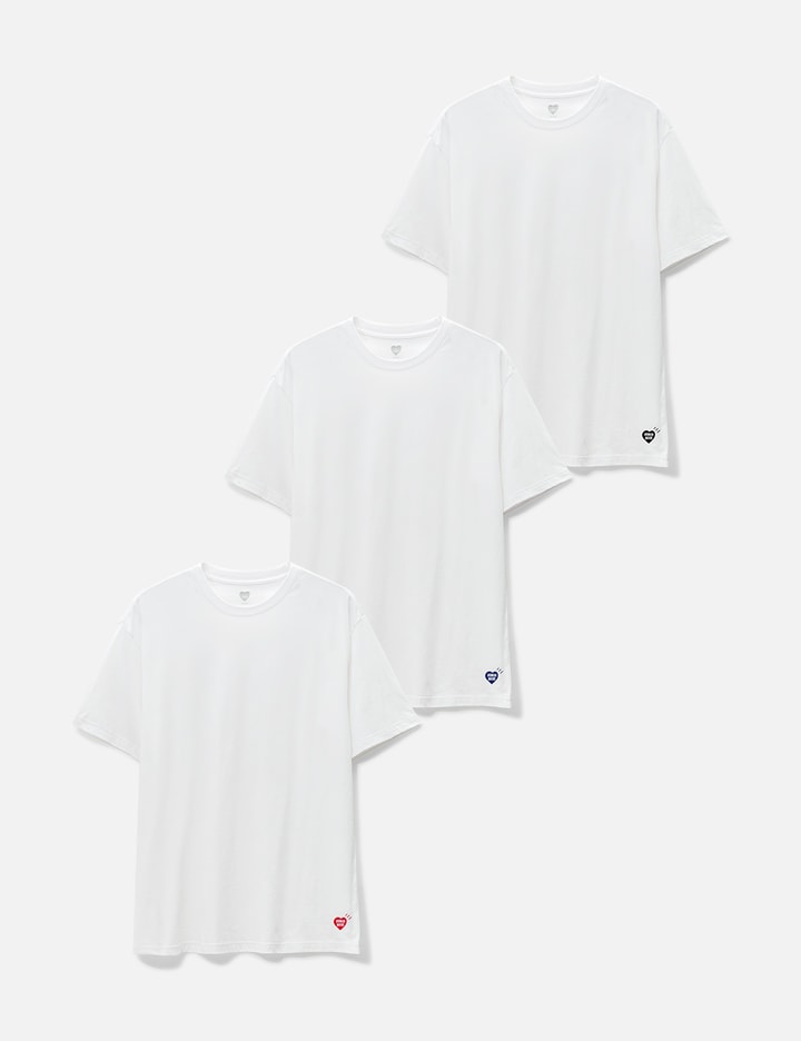 Human Made 3pack T-shirt Set In White