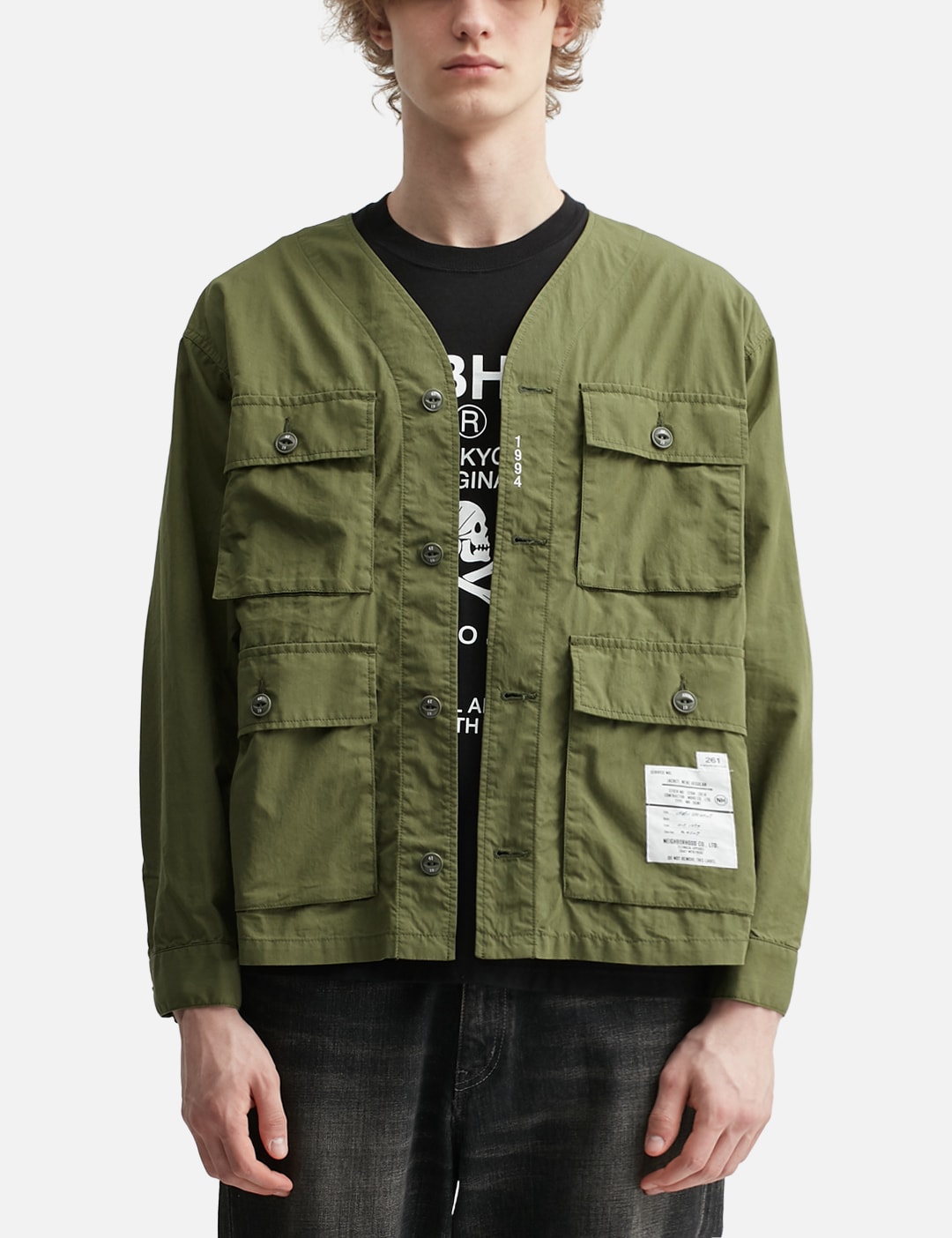 No Collar Utility Jacket view 18