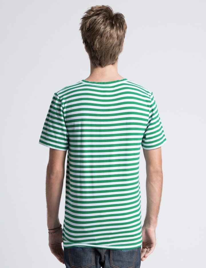 Green/White Striped T-Shirt Placeholder Image