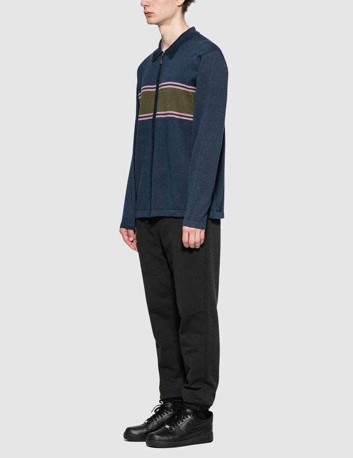 Cody Stripe L/S Polo Sweater Placeholder Image