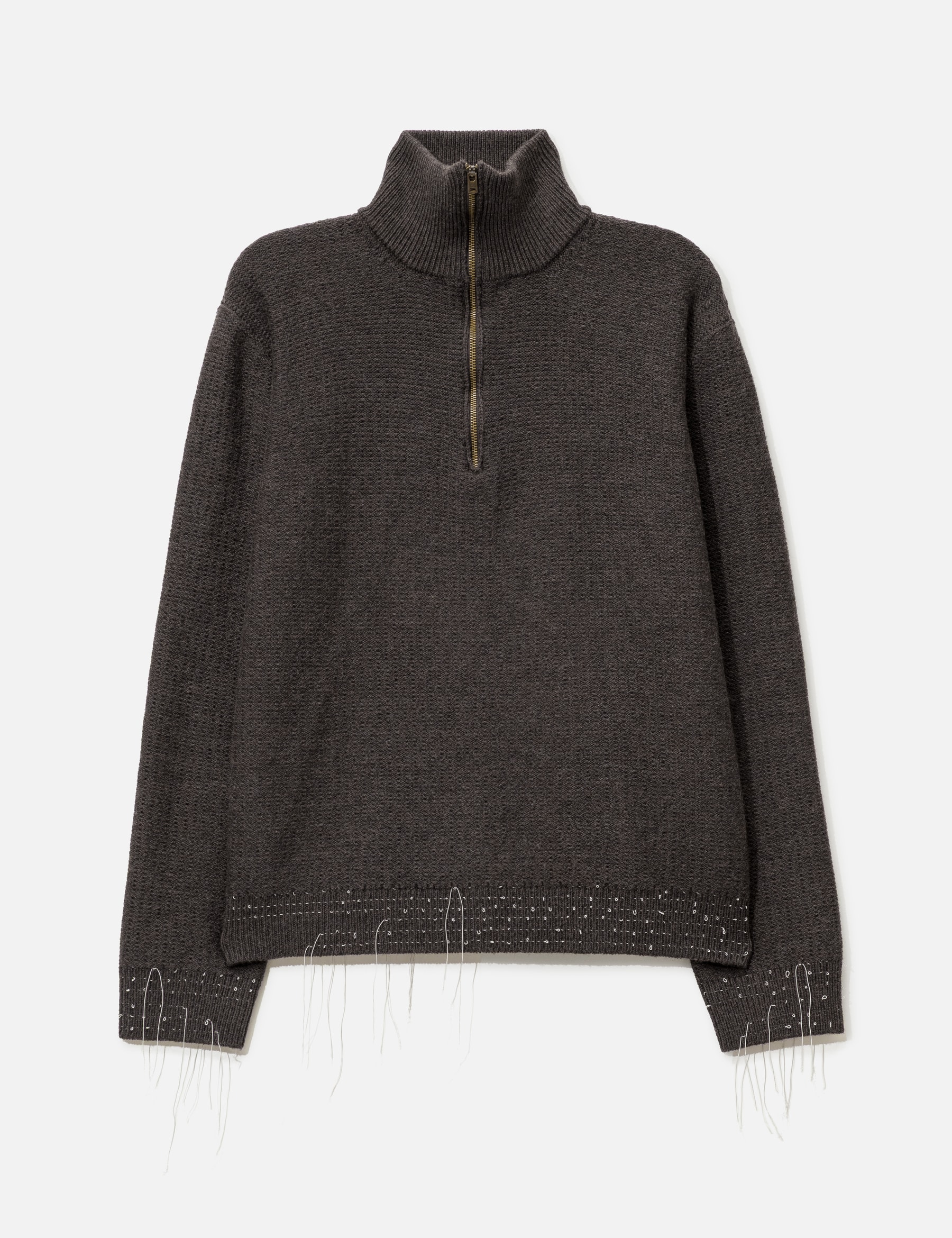 Wool Quarter-Zip Sweater view 16