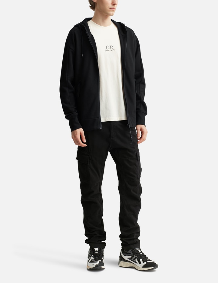 Diagonal Raised Fleece Goggle Hooded Sweatshirt Placeholder Image