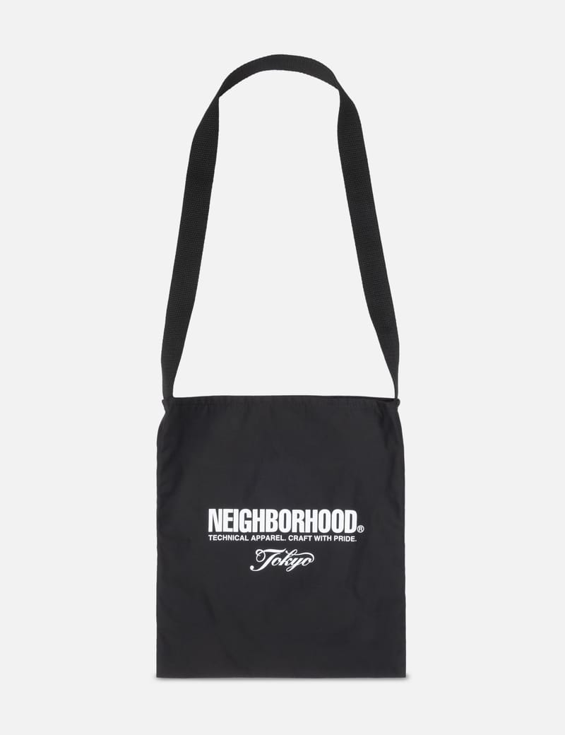 neighborhood ネイバーフッドビッグバックBOXロゴ入りパーカー黒 