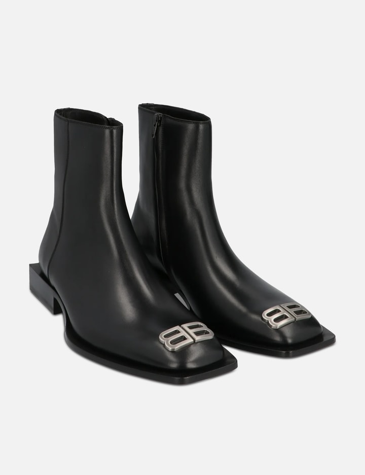 Balenciaga Flat Rim Zipped Booties Placeholder Image