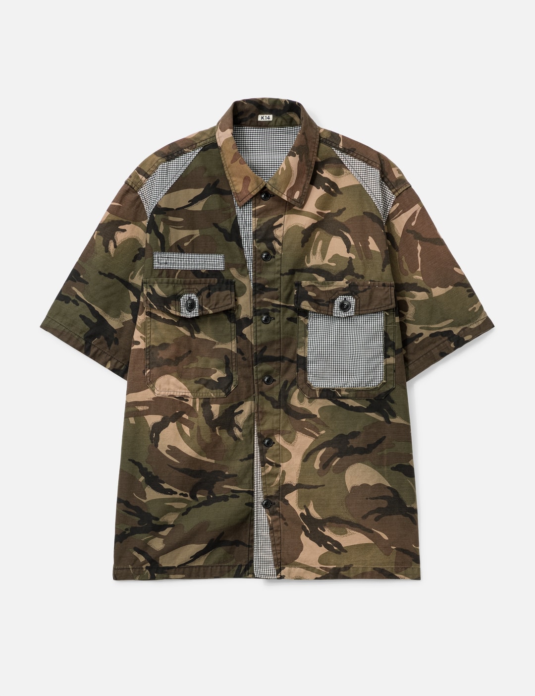 Patchworked Camo Shirt view 7