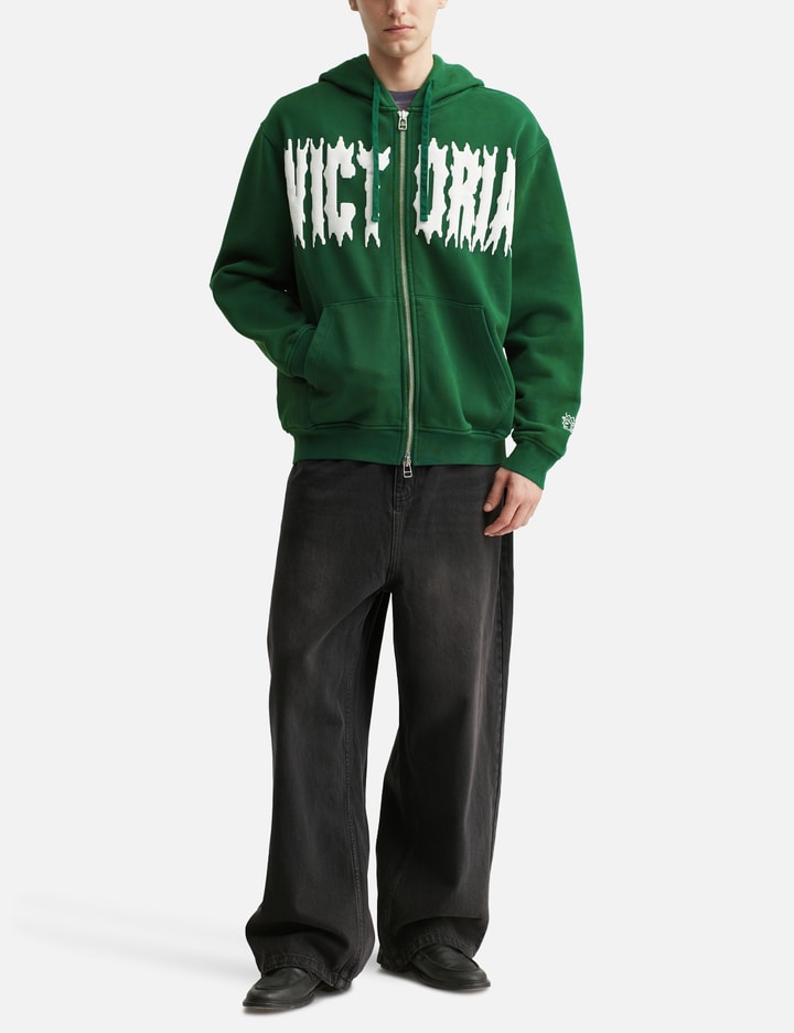 Spiky Script Zip Hooded Sweatshirt Placeholder Image
