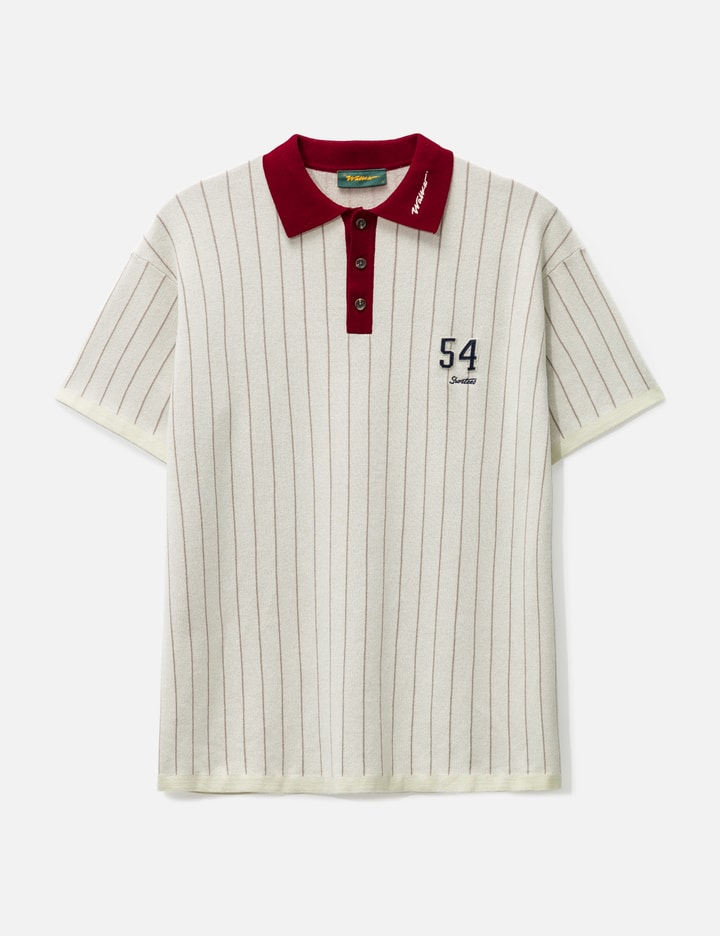 Walker Golf Things 54 Knit Polo In White