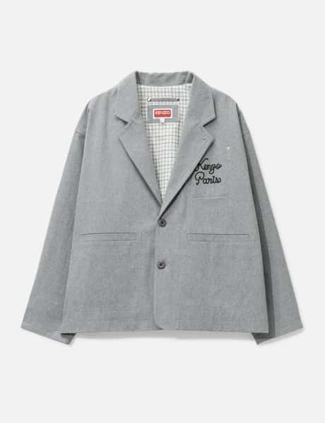 겐조 'Kenzo Paris Chainstitch' Embroidered Workwear Jacket