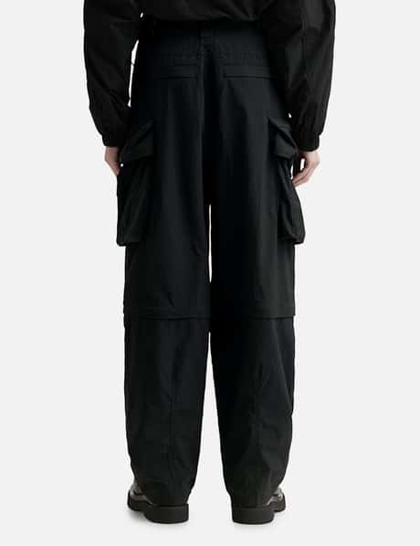 BIG POCKET KNEE ZIP CARGO PANTS view 11