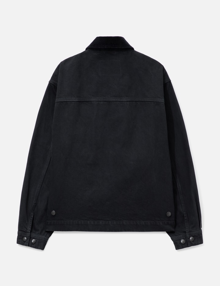 vowels Cord Collared Zip-Up Jacket