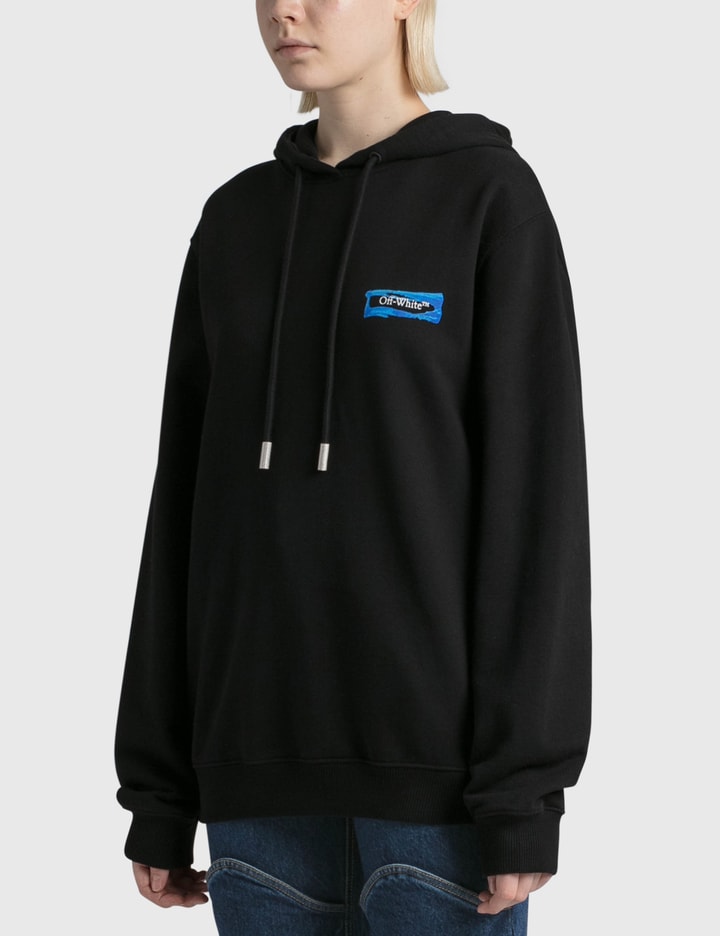 Painted Arrows Reg Hoodie Black Blue Placeholder Image