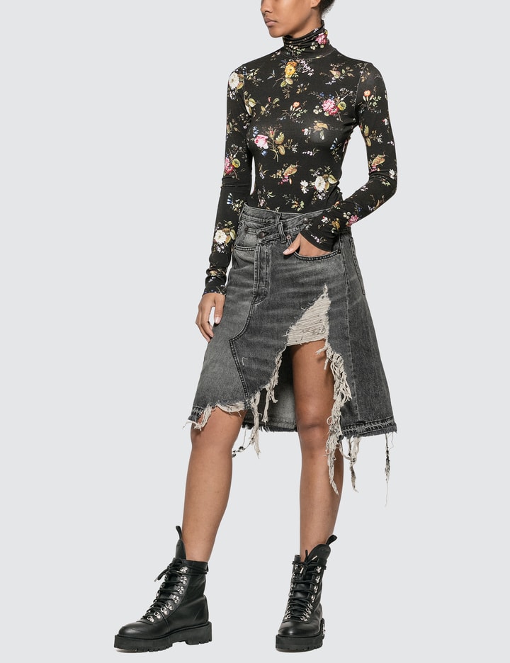 Floral Turtleneck Top Placeholder Image