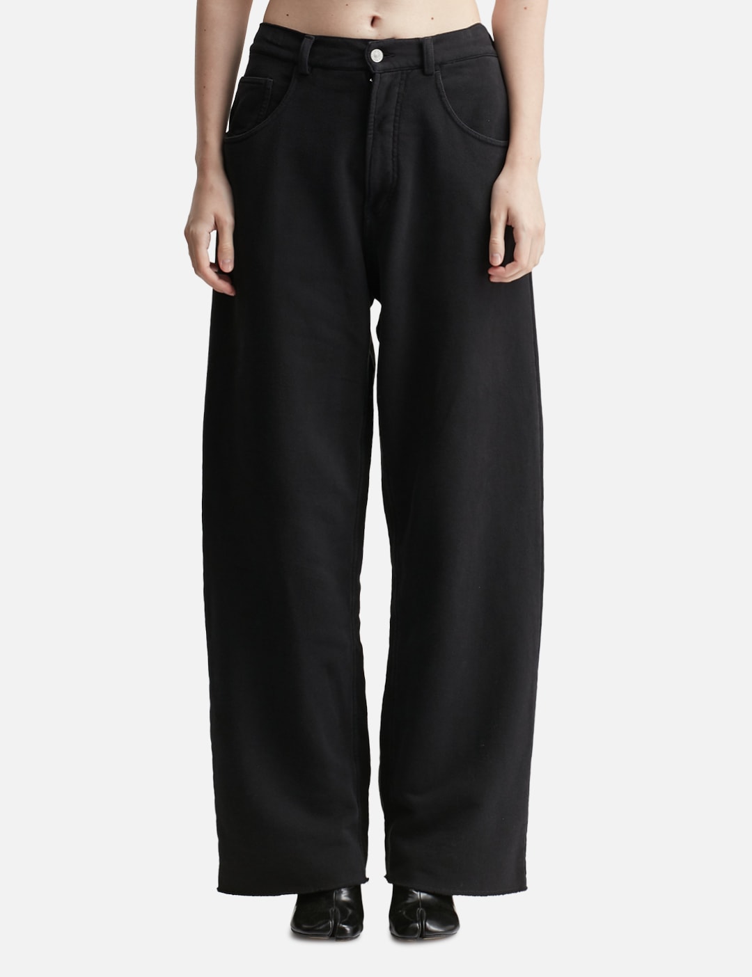 Wide-leg Cotton Trousers Wide-leg Cotton Trousers