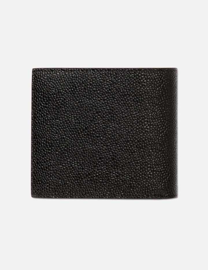 Shop Thom Browne Billfold Wallet In Pebble Grain In Black