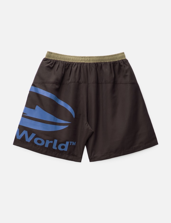 Bicoloured contrast swim shorts Placeholder Image