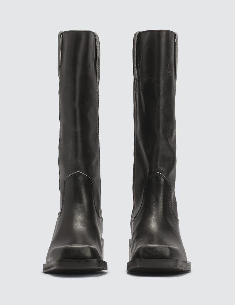 Ganni - MC Leather Boots | HBX 