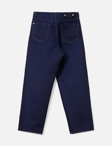 Indigo Denim-Rinsed Jeans view 8
