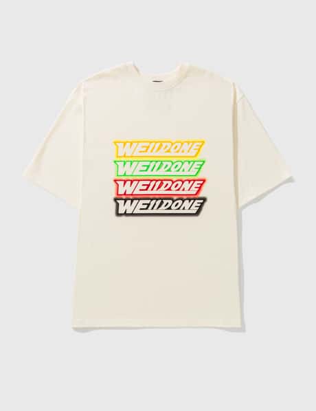 We11done Rainbow Front Logo T-shirt