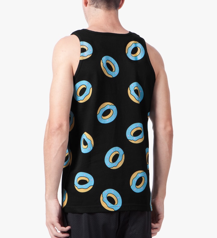 Black All Over Donut Tank Top Placeholder Image